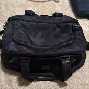 Tumi Men's Black Camo Laptop Briefcase